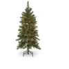 Christmas Central 4.5’ Pre-Lit Tiffany Fir Slim Artificial Christmas Tree, White Lights -Ornaments Store tfslh 45lo 97303.1588344676