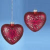 Kurt Adler 4.25" Pink And Black Hand Crafted Glass Heart Christmas Ornament -Ornaments Store urrk6pg2mklxxthkgixgogsc4xsvg9v6 37589.1588356369