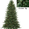 4.5' Pre-Lit Medium Natural Frasier Fir Artificial Christmas Tree - Multicolor Lights