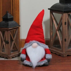 Northlight 18" Red Sitting Santa Christmas Gnome With Gray Faux Fur Trim 7 Northlight 18" Red Sitting Santa Christmas Gnome With Gray Faux Fur Trim -Ornaments Store uzm4insaweoxcu032yn7t2qsmt0gptn7 65219.1588415060