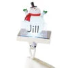 6.75" White And Red LED Lighted Frosted Snowman Christmas Stocking Holder Foralization -Ornaments Store v0gcwyvlylratbkdqqlfdejxoqaqfdae 21710.1588397508