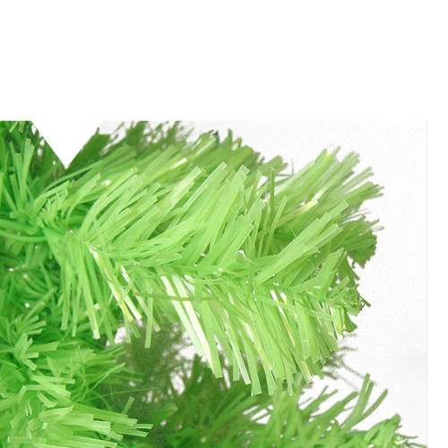 12' Pre-Lit Pencil Artificial Christmas Tree - Green Lights 4 12' Pre-Lit Pencil Artificial Christmas Tree - Green Lights - Image 2