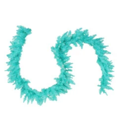 9' X 14" Pre-Lit Seafoam Ashley Spruce Artificial Christmas Garland - Clear And Green Lights -Ornaments Store vickerman k880915 3 66067.1599269154