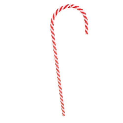 Set Of 2 Red And White Striped Candy Cane Hanging Christmas Ornaments 18" 5 Set Of 2 Red And White Striped Candy Cane Hanging Christmas Ornaments 18" - Image 3
