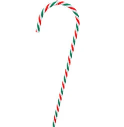 Set Of 2 Red And Green Striped Candy Cane Christmas Ornaments 18" -Ornaments Store vickerman m134304 03 62406.1599267577