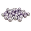32ct Purple And Silver Shatterproof Shiny Christmas Ball Ornaments 3.25" (80mm) -Ornaments Store vickerman n596836s 13928.1588357730