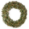 Christmas Central Pre-Lit Wintry Pine Artificial Christmas Wreath, 60-Inch, Clear Lights