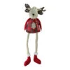 Northlight 19.75" Plaid Elk Sitting With Dangling Legs Tabletop Decoration -Ornaments Store w0plyofkdpoxkoeexghyng9ewi9sdtip 65404.1588411298
