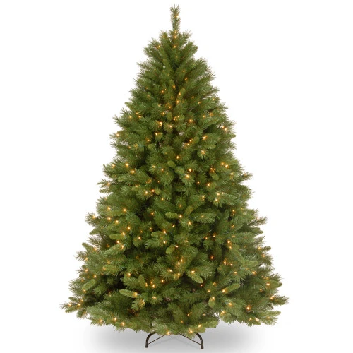Christmas Central 6.5’ Pre-Lit Winchester Pine Artificial Christmas Tree, White Lights 3 Christmas Central 6.5’ Pre-Lit Winchester Pine Artificial Christmas Tree, White Lights