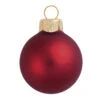 6ct Burgundy Red Matte Glass Christmas Ball Ornaments 4" (100mm) -Ornaments Store wetjgxfifmpumsbuocnyxxbxwutqrfka 98423.1588371273