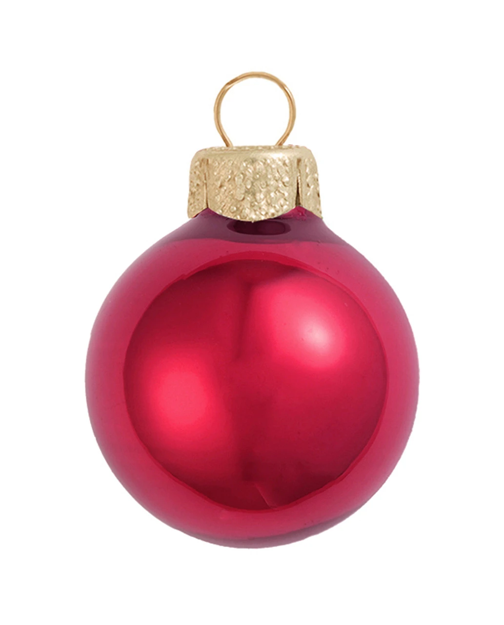 12ct Rubine Red Pearl Glass Christmas Ball Ornaments 2.75" (70mm) 3 12ct Rubine Red Pearl Glass Christmas Ball Ornaments 2.75" (70mm)