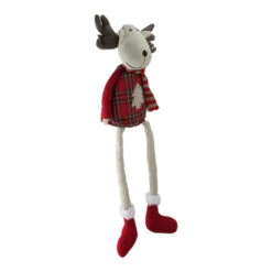 Northlight 19.75" Plaid Elk Sitting With Dangling Legs Tabletop Decoration -Ornaments Store wlpaq2myceqjoaq5hgihwfccm8pzvjmu 35038.1588411299