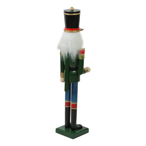 Northlight 36.75" Green And Black Christmas Nutcracker Soldier With Sword 5 Northlight 36.75" Green And Black Christmas Nutcracker Soldier With Sword - Image 3