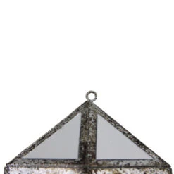 Northlight 10.5" Silver And Clear Mirrored Geometric Framed Drop Christmas Ornament -Ornaments Store xcmm2t6de2cdbx0stqkhtnytenzlo433 06722.1588370950