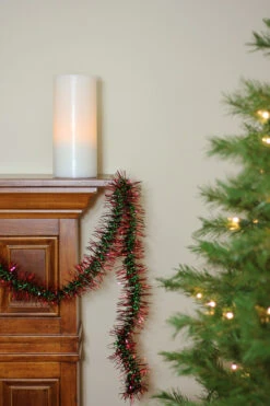 Northlight 50' X 3" Red And Green Spiral Center Christmas Tinsel Garland - Unlit -Ornaments Store y7aajowvnsz2kfgzjorqvqwubn4tpoeb 29977.1664379670