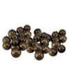 32ct Shiny Chocolate Brown Shatterproof Christmas Ball Ornaments 3.25" (80mm)