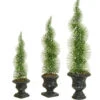 Set Of 3 Potted Sparkling Frosted Spiral Topiary Artificial Christmas Tree 1.5' - Unlit -Ornaments Store yg4k6cpp23ptcdhdtryb96cfwhh92pny 50478.1588362247