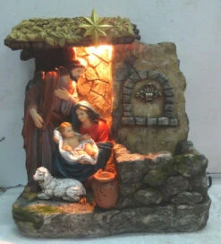 Northlight 14" Brown And Gray Holy Family Religious Nativity Fountain With Lamp Tabletop Christmas Decoration 7 Northlight 14" Brown And Gray Holy Family Religious Nativity Fountain With Lamp Tabletop Christmas Decoration -Ornaments Store ygcgkwtscnkyrp8ii2vwvtvpkuham7sg 94868.1588362611