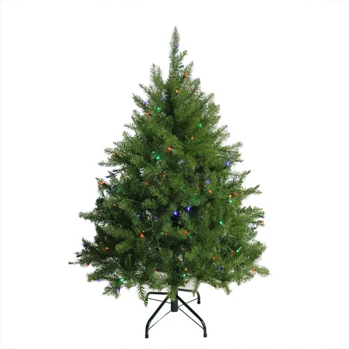 Northlight 4' Pre-Lit Full Northern Pine Artificial Christmas Tree - Multicolor LED Lights 3 Northlight 4' Pre-Lit Full Northern Pine Artificial Christmas Tree - Multicolor LED Lights