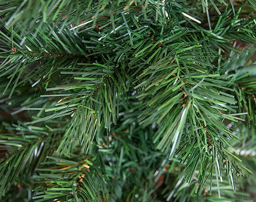 9' Slim Traditional Woodland Alpine Artificial Christmas Tree - Unlit 4 9' Slim Traditional Woodland Alpine Artificial Christmas Tree - Unlit - Image 2