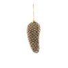 7" Gold Distressed Finish Glass Pine Cone Christmas Ornament -Ornaments Store z1213ap201 09084.1595893795