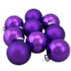 Northlight 9ct Purple 2-Finish Glass Ball Christmas Ornaments 2.5" (63mm) -Ornaments Store z40m9rn4igd6fol3q4ep5x3ywnausswk 39818.1588355817