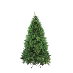 Northlight 7.5' Medium Dakota Red Pine Artificial Christmas Tree With Pinecones - Unlit