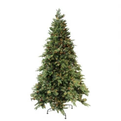 7.5' Pre-Lit Green River Spruce Artificial Christmas Tree - Clear Lights